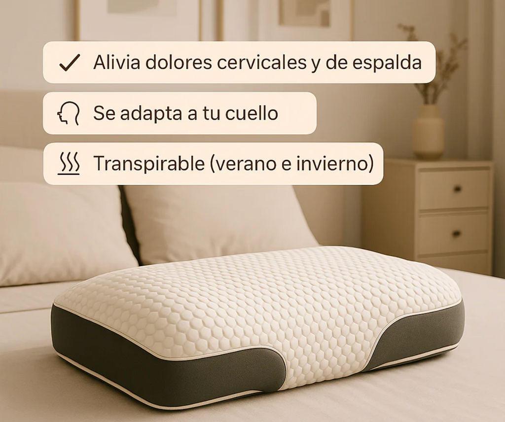 Almohada Ortopédica Cervical de Descanso