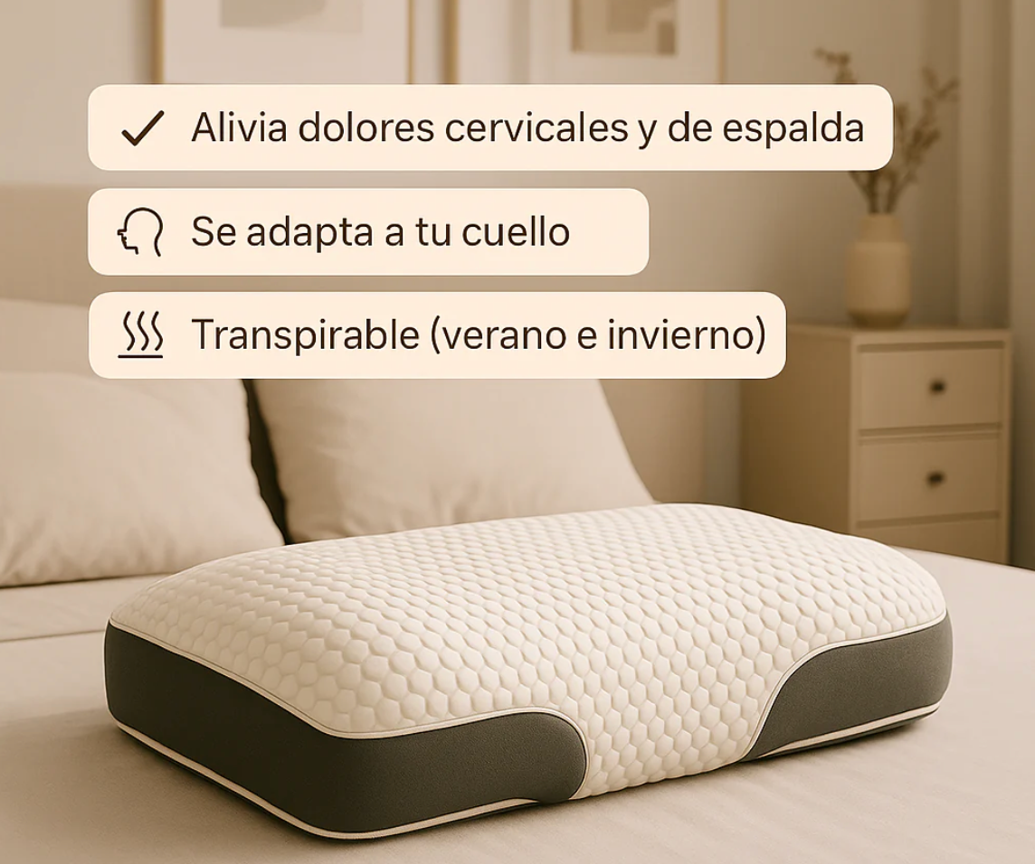 Almohada Ortopédica Cervical de Descanso